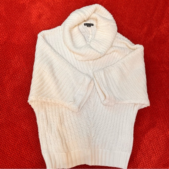 ♥️2xHost Pick♥️Harlowe & Graham oversized white sweater, size large - Picture 4 of 9